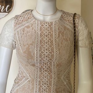 Open Lace Floral Dress by Eliza J, NWOT